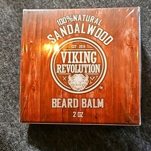 Viking Revolution Beard Balm 2 oz, BRAND NEW net, sealed, sandalwood